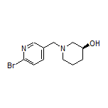 (S)-1-[(6-Bromo-3-pyridyl)methyl]-3-piperidinol