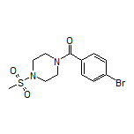 (4-Bromophenyl)[4-(methylsulfonyl)-1-piperazinyl]methanone