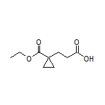 3-[1-(Ethoxycarbonyl)cyclopropyl]propanoic Acid