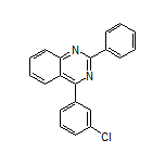 4-(3-Chlorophenyl)-2-phenylquinazoline