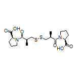 (2S,2’S)-1,1’-[(2S,2’S)-3,3’-Disulfanediylbis(2-methylpropanoyl)]bis(pyrrolidine-2-carboxylic Acid)