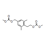 2-[4-(Methoxycarbonyloxymethyl)-2,6-dimethylphenyl]ethyl Methoxyformate