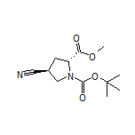 Methyl (2R,4S)-1-Boc-4-cyanopyrrolidine-2-carboxylate