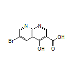 6-Bromo-4-hydroxy-1,8-naphthyridine-3-carboxylic Acid