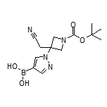 1-[1-Boc-3-(cyanomethyl)-3-azetidinyl]pyrazole-4-boronic Acid