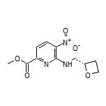 Methyl (S)-5-Nitro-6-[(2-oxetanylmethyl)amino]picolinate