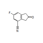 6-Fluoro-2-oxoindane-4-carbonitrile