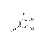 4-Bromo-3-chloro-5-fluorobenzonitrile