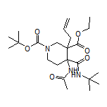 Ethyl 4-Acetamido-3-allyl-1-Boc-4-(tert-butylcarbamoyl)piperidine-3-carboxylate