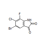 5-Bromo-6-chloro-7-fluoroindoline-2,3-dione