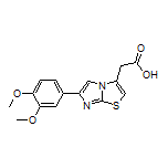 2-[6-(3,4-Dimethoxyphenyl)imidazo[2,1-b]thiazol-3-yl]acetic Acid