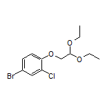 4-Bromo-2-chloro-1-(2,2-diethoxyethoxy)benzene