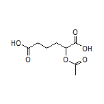 2-Acetoxyhexanedioic Acid