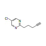 5-Chloro-2-(4-pentynyl)pyrimidine