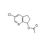 3-Chloro-6,7-dihydro-5H-cyclopenta[b]pyridin-7-yl Acetate