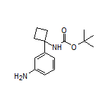 3-[1-(Boc-amino)cyclobutyl]aniline