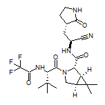 (1R,2S,5S)-N-[(S)-1-Cyano-2-[(S)-2-oxo-3-pyrrolidinyl]ethyl]-3-[(S)-3,3-dimethyl-2-(2,2,2-trifluoroacetamido)butanoyl]-6,6-dimethyl-3-azabicyclo[3.1.0]hexane-2-carboxamide