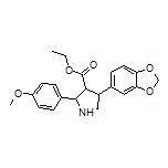 Ethyl 4-(Benzo[d][1,3]dioxol-5-yl)-2-(4-methoxyphenyl)pyrrolidine-3-carboxylate