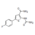 5-(4-Fluorophenyl)-2-ureidothiophene-3-carboxamide