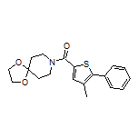 (4-Methyl-5-phenyl-2-thienyl)(1,4-dioxa-8-azaspiro[4.5]decan-8-yl)methanone