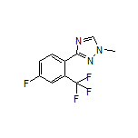 3-[4-Fluoro-2-(trifluoromethyl)phenyl]-1-methyl-1H-1,2,4-triazole