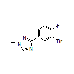 3-(3-Bromo-4-fluorophenyl)-1-methyl-1H-1,2,4-triazole