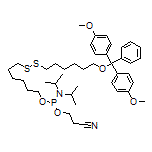 6-[[6-[Bis(4-methoxyphenyl)(phenyl)methoxy]hexyl]disulfanyl]hexyl (2-Cyanoethyl) Diisopropylphosphoramidite