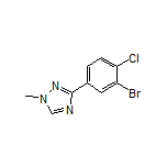 3-(3-Bromo-4-chlorophenyl)-1-methyl-1H-1,2,4-triazole