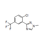 3-[2-Chloro-5-(trifluoromethyl)phenyl]-1-methyl-1H-1,2,4-triazole