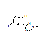 3-(2-Chloro-5-iodophenyl)-1-methyl-1H-1,2,4-triazole