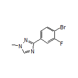 3-(4-Bromo-3-fluorophenyl)-1-methyl-1H-1,2,4-triazole