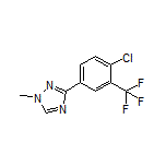 3-[4-Chloro-3-(trifluoromethyl)phenyl]-1-methyl-1H-1,2,4-triazole