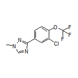 3-[3-Chloro-4-(trifluoromethoxy)phenyl]-1-methyl-1H-1,2,4-triazole