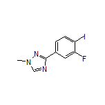 3-(3-Fluoro-4-iodophenyl)-1-methyl-1H-1,2,4-triazole