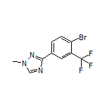 3-[4-Bromo-3-(trifluoromethyl)phenyl]-1-methyl-1H-1,2,4-triazole