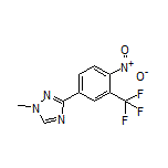 1-Methyl-3-[4-nitro-3-(trifluoromethyl)phenyl]-1H-1,2,4-triazole