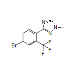 3-[4-Bromo-2-(trifluoromethyl)phenyl]-1-methyl-1H-1,2,4-triazole