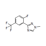 3-[2-Fluoro-5-(trifluoromethyl)phenyl]-1-methyl-1H-1,2,4-triazole