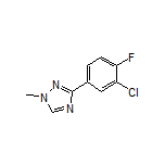 3-(3-Chloro-4-fluorophenyl)-1-methyl-1H-1,2,4-triazole