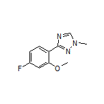 3-(4-Fluoro-2-methoxyphenyl)-1-methyl-1H-1,2,4-triazole