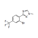 3-[2-Bromo-4-(trifluoromethyl)phenyl]-1-methyl-1H-1,2,4-triazole