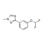 3-[3-(Difluoromethoxy)phenyl]-1-methyl-1H-1,2,4-triazole