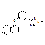 1-Methyl-3-[3-(1-naphthyloxy)phenyl]-1H-1,2,4-triazole