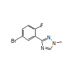 3-(5-Bromo-2-fluorophenyl)-1-methyl-1H-1,2,4-triazole