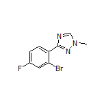 3-(2-Bromo-4-fluorophenyl)-1-methyl-1H-1,2,4-triazole