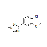 3-(4-Chloro-3-methoxyphenyl)-1-methyl-1H-1,2,4-triazole