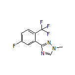 3-[5-Fluoro-2-(trifluoromethyl)phenyl]-1-methyl-1H-1,2,4-triazole