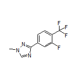 3-[3-Fluoro-4-(trifluoromethyl)phenyl]-1-methyl-1H-1,2,4-triazole