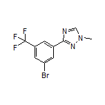 3-[3-Bromo-5-(trifluoromethyl)phenyl]-1-methyl-1H-1,2,4-triazole