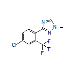 3-[4-Chloro-2-(trifluoromethyl)phenyl]-1-methyl-1H-1,2,4-triazole